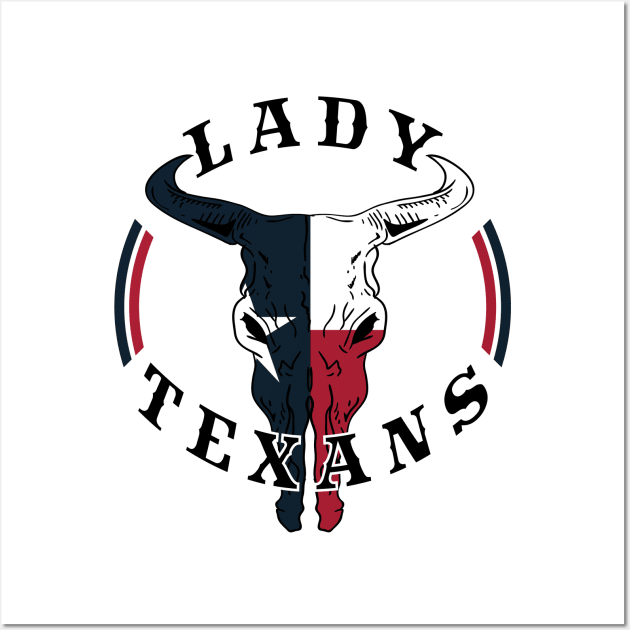 Lady Texans Wall Art by Litho